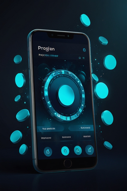 Smartphone avec l’app casino Vegas Hero
